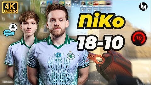 NiKo (18-10) w/m0NESY/TeSeS (Mirage) | FACEIT avg 4000 Elo | Oct 1, 2025 #cs2 #falcons #niko