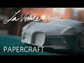 Papercraft Bugatti La Voiture Noire - 30cm paper model