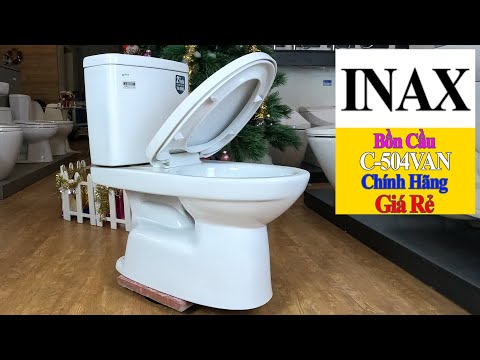 Inax C-504VAN: Hướng dẫn mua bệt chính hãng giá rẻ nhất | Bồn Cầu Inax C-504VAN 2 Khối | Inax Toilet