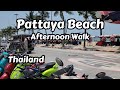 Pattaya beach thailand  just two hours from bangkok the day after songkran 2024