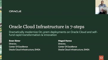 Oracle Cloud Infrastructure (OCI) – modern applications and migration