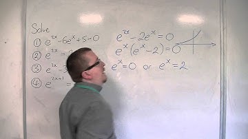 OCR MEI Core 3 1.17 Harder Examples of Solving Equations with exp(x)