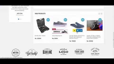 E-commerce Online Shop Laravel, crudbooster, Rajaongkir, midtrans