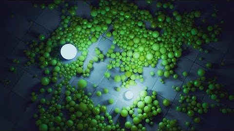 Unreal Engine 5  - Experiment Niagara NeighborGrid sim - Mograph