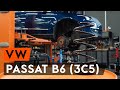 How to change front springs / front coil springs on VW PASSAT B6 (3C5) [TUTORIAL AUTODOC]