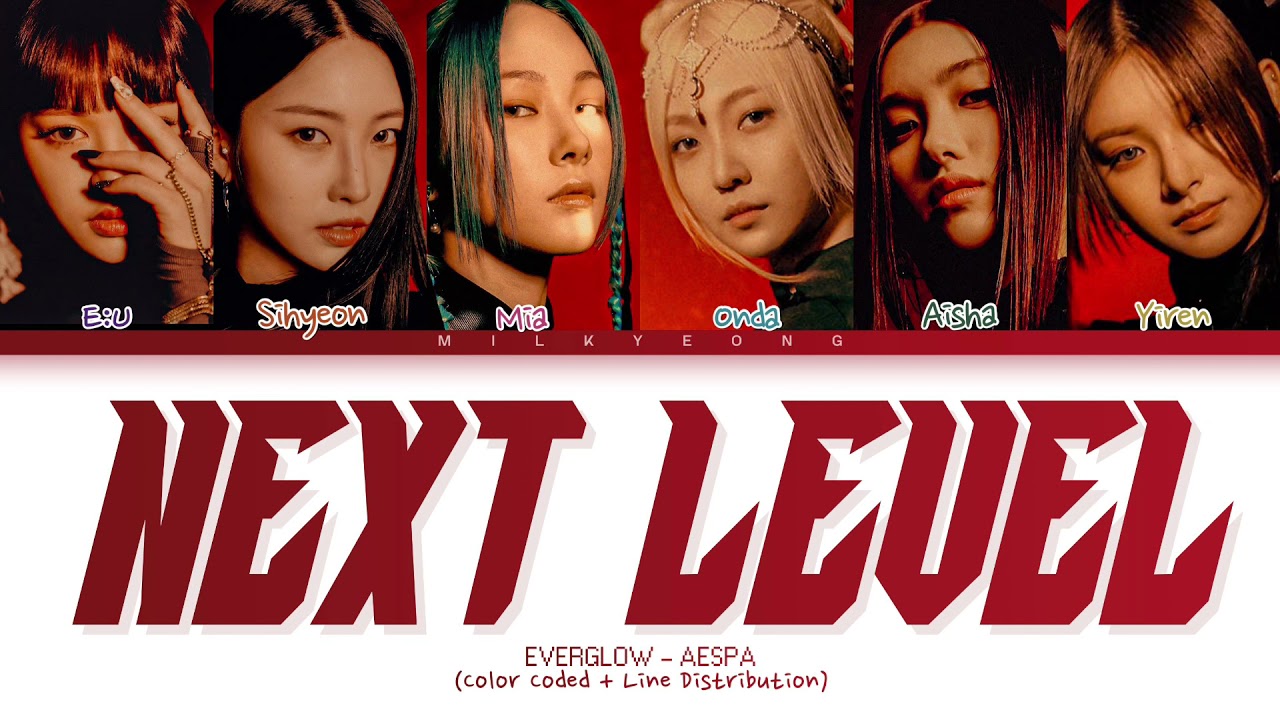 How would EVERGLOW sing ‘NEXT LEVEL’ by AESPA | Color Coded + Line distribution