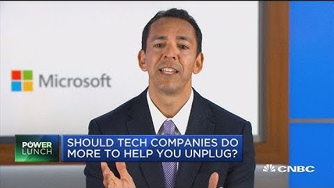 Should tech companies help with smartphone addiction? Microsoft