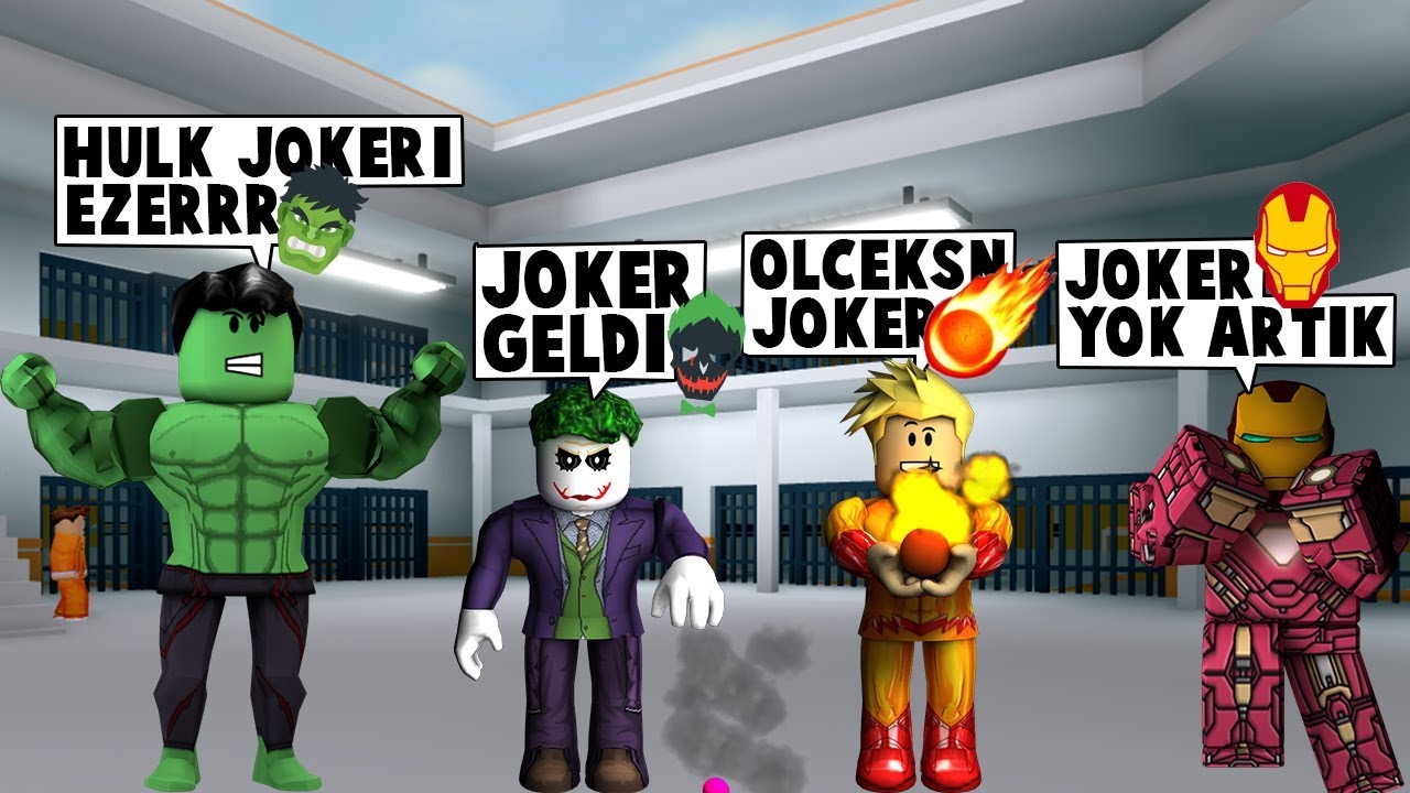 Super Kahramanlikta 63 Gun Joker Kahramanlarla Savasti Roblox - roblox da 60 robux cekilisi yapiyorum 3 kisi kazanicak youtube