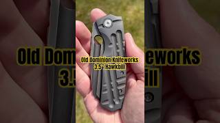 Old Dominion Knifeworks 3.5” Hawkbill Chupacabra, CPM-3V, Milled Ti #edc #olddominionknifeworks