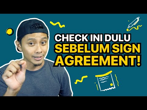 Sebelum Sign Agreement Loan, Check 8 Perkara Ini Dulu