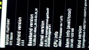 Cyanogenmod gingerbread 2.3.5