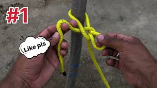 3 Common Knots Mostly Used In Our Daily Life
