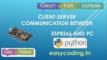 NodeMcu (ESP8266) Tutorial B-15: Communicate with a PYTHON Client