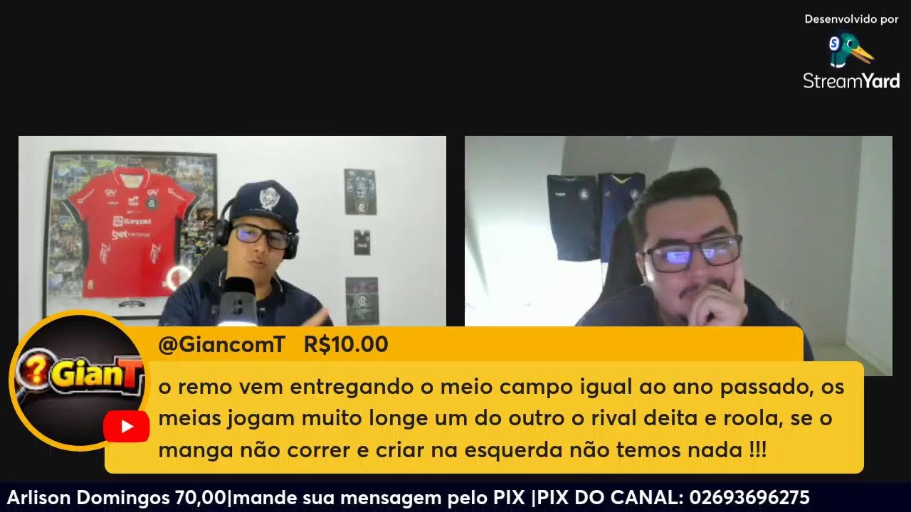 LIVE POS JOGO DE MUCURA 2 X 1 REMO| ADEUS PARDOZORIO E LEVE SEU FILHO NOJENTO (L ANDRADE) COM VOCE