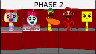 All Phases in New Incredibox Sprunki OC of Cosmo: From Phase 1 to Phase 5