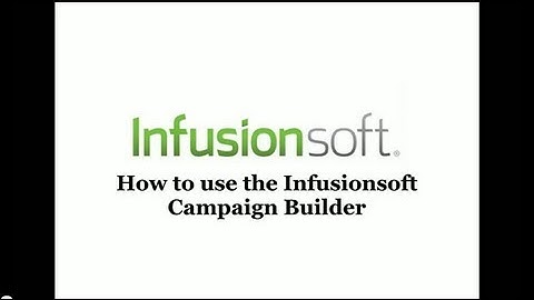 Infusionsoft Campaign Builder For Event Marketing (Automate Your Business)
