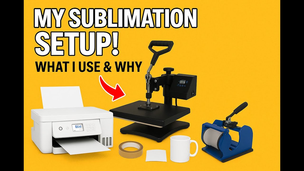My Complete Sublimation Setup for Beginners | What I Use & Why I Chose ...