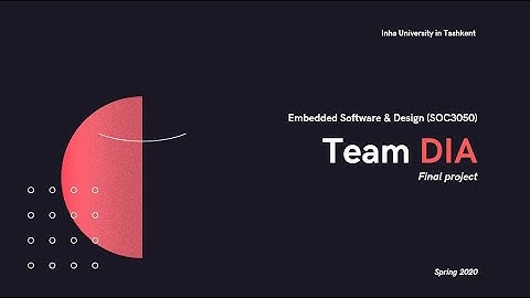 Digital alarm clock using ATmega128 Microcontroller | DIA Team | Embedded Software & Design @ IUT