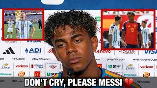A touching comment from Lamine Yamal about Messi after Argentina's defeat to Spain in the final!