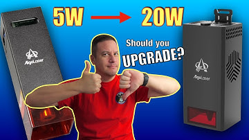 AlgoLaser 5W vs. 20W LASER Module | EASILY Upgrade Diode Lasers