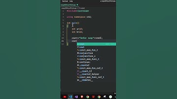 SWAP Two Number Without Third Variable in C++ Programming 🔥🔥 @ensidecode