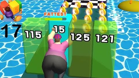 Fat Pusher - Gameplay All Levels #17