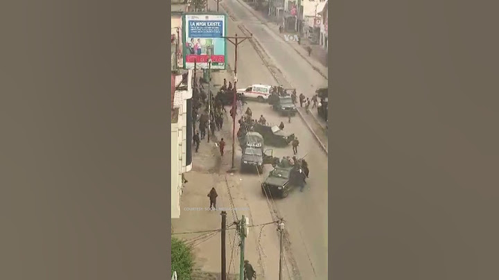Eyewitness video shows fighting raging in DRC’s Goma