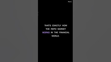 What exactly is the repo market, and how does it function?