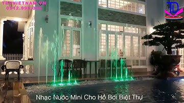 Nhạc Nước Mini Cho Hồ Bơi Biệt Thự, Resort