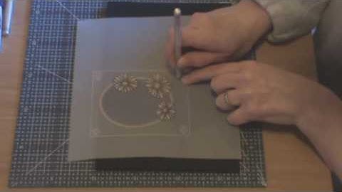 Parchment Craft beginners lesson 1 part 3 of 4