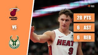 Pelle Larsson - 28 Points, 6 Assists, 6 Rebounds vs Bucks - 2025-26 Regular Season