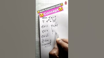 Exponent Hacks: How to Simplify Complex Equations in Seconds | maths shorts tricks | maths shorts