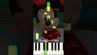 🎹 Mickey Mornings Theme Song Piano Tutorial – Short