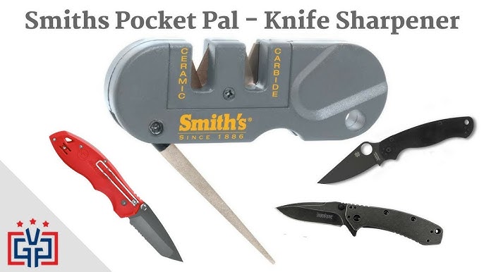 Smith's CCKS - 2 step knife sharpener with test 