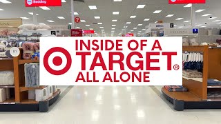 Inside of a Target All Alone