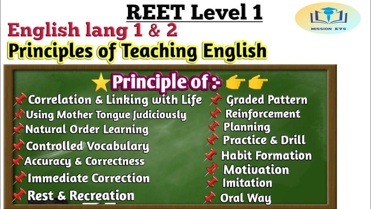 Principle of teaching English || for Reet exam || #teachingprinciple # ...