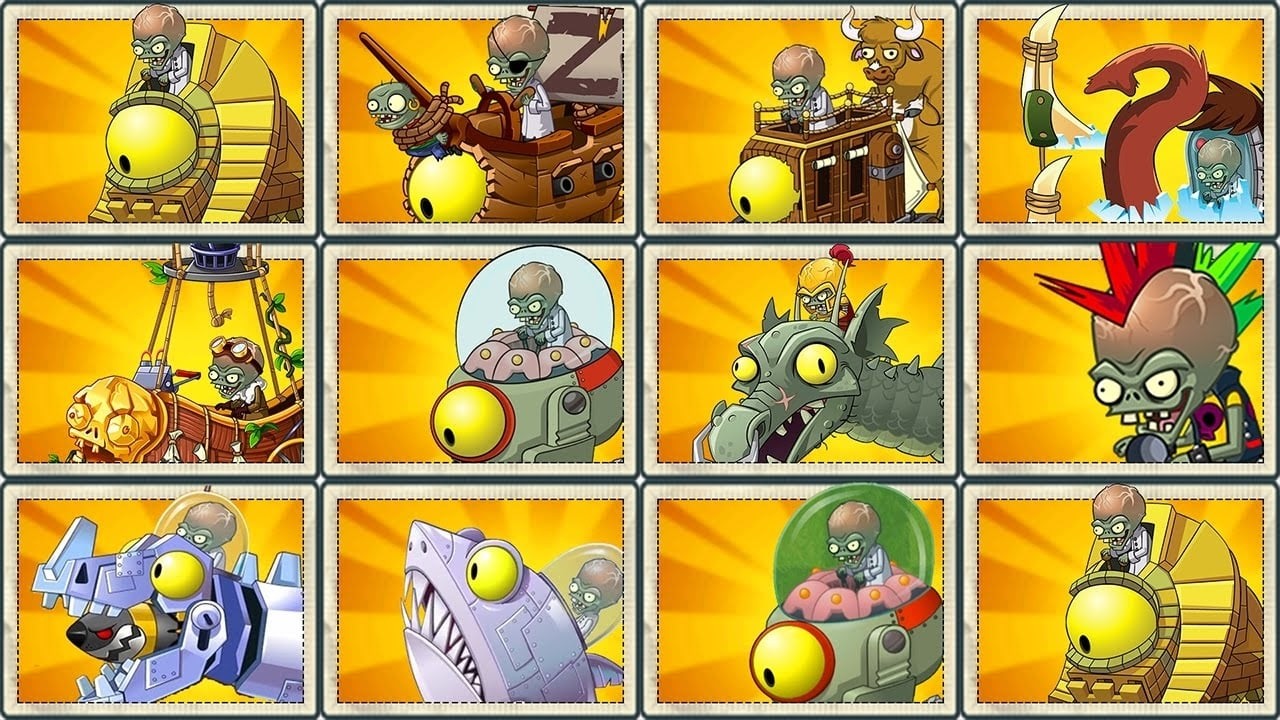 PELEANDO CONTRA TODOS LOS JEFES EN UN SOLO VIDEO, PLANTAS VS ZOMBIES 2 ...