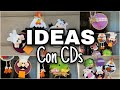 5 IDEIAS INCRÍVEIS COM CD/Manualidades con Cd's/5 Genius way to reuse old cd
