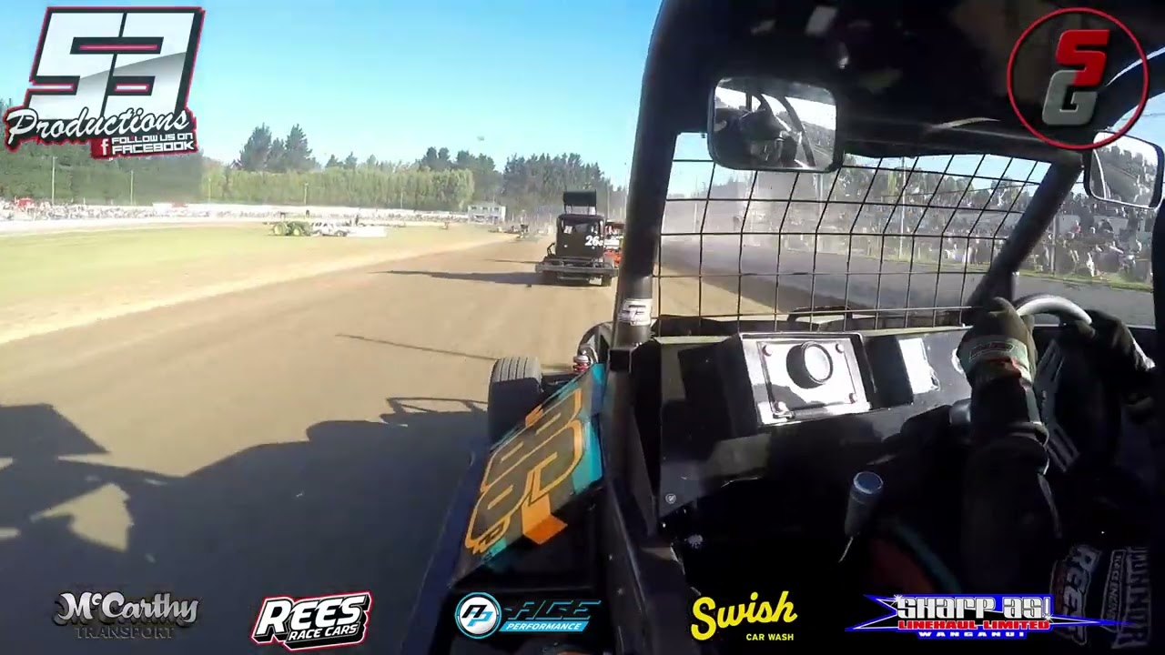 86p Beau McLeod Race 3 Nz Stockcar Champs from Woodford Glen Speedway 20th Feb 26