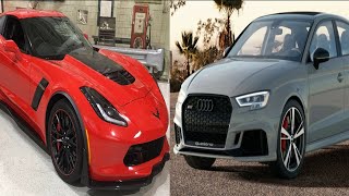 AUDI RS3 VS CORVETTE C7 Z06 DRAG RACE