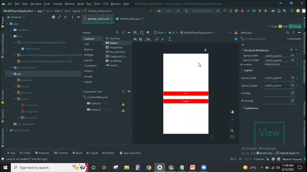 How to Play a Sound File Using the MediaPlayer Class Android Studio