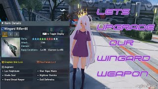 [PSO2:NGS] 11* Wingard Weapon , High Fixa Enhancement + BiS Auguments and Potential.