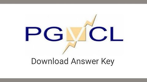 How to download PGVCL JE/VS Electrical Exam Answer key | PGVCL Exam 2021 Answer key |PGVCL EXAM 2021