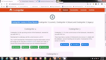 e-Commerce Website in Codeigniter part-1