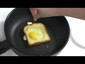 ЯИЧНИЦА В ХЛЕБЕ//Горячие бутерброды с яйцом//Бутерброды на завтрак за 5 минут