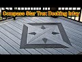Decking Inlay with Trex Compass / Star two colors