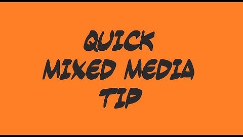 Quick mixed media tip #mixedmediaarttutorials #tutorials