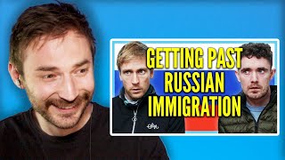 Ukrainian reacts to &quot;Getting Past russian Immigration&quot;