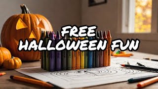 Get Ready for a HOWLING Good Time with FREE Halloween Colouring Pages
