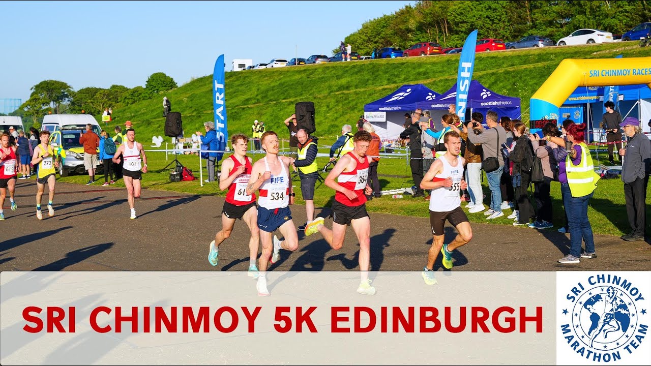 Sri Chinmoy 5k race 2025 Edinburgh Scotland